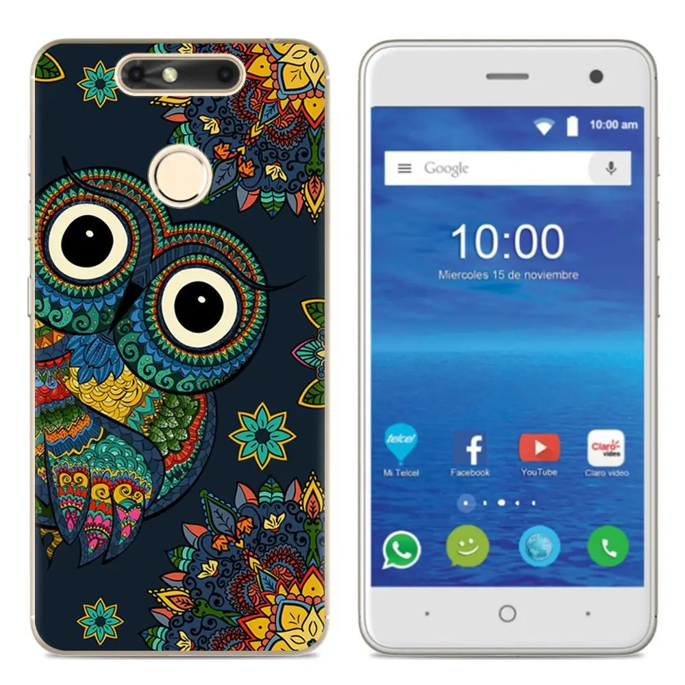 ZTE Blade V8Q Case Silicone Soft TPU Cartoon for Phone Back Cover Shell Funda Capa 5.0-inch |