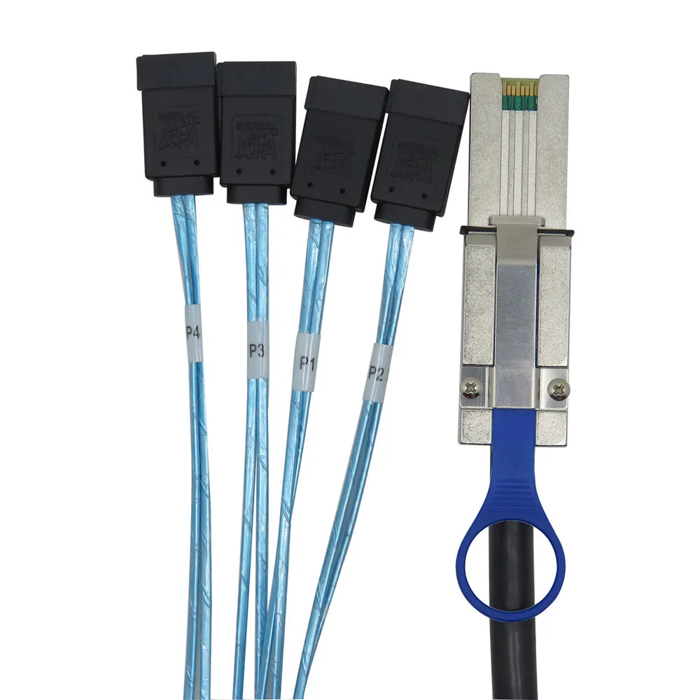 SFF 8088 до 4x SATA 7Pin мини SAS 26P 4SATA кабель|sata 7pin|sata satasata to sata cable |