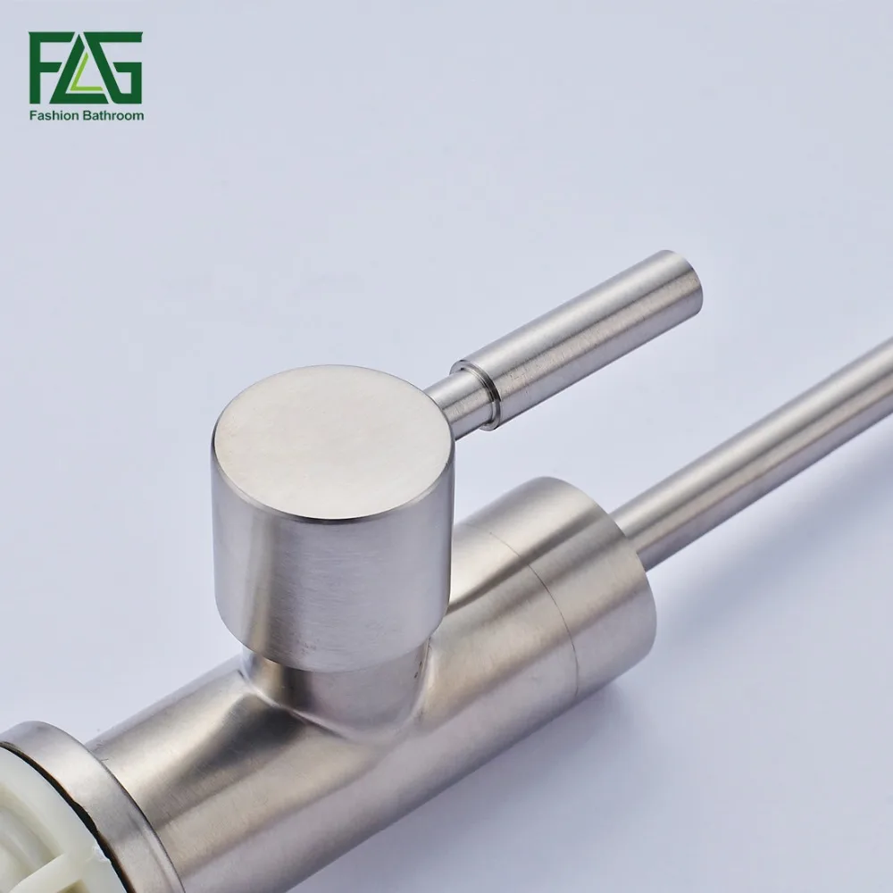 FLG матовый никелевый поворотный кран для питьевой воды 3-полосный фильтр