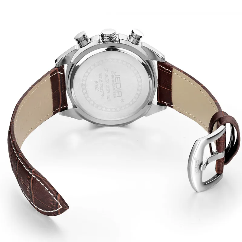 Фото Fashionable Luxury Mens Watches Japan Movt 3 Real Dials Leather Quartz Watch Male Wrist Original Top Brand JEDIR Clocks Наручные часы Fashionable Luxury Mens Watches Japan Movt 3 Real Dials Leather Quartz Watch Male Wrist Original Top Brand JEDIR Clocks Наручные часы