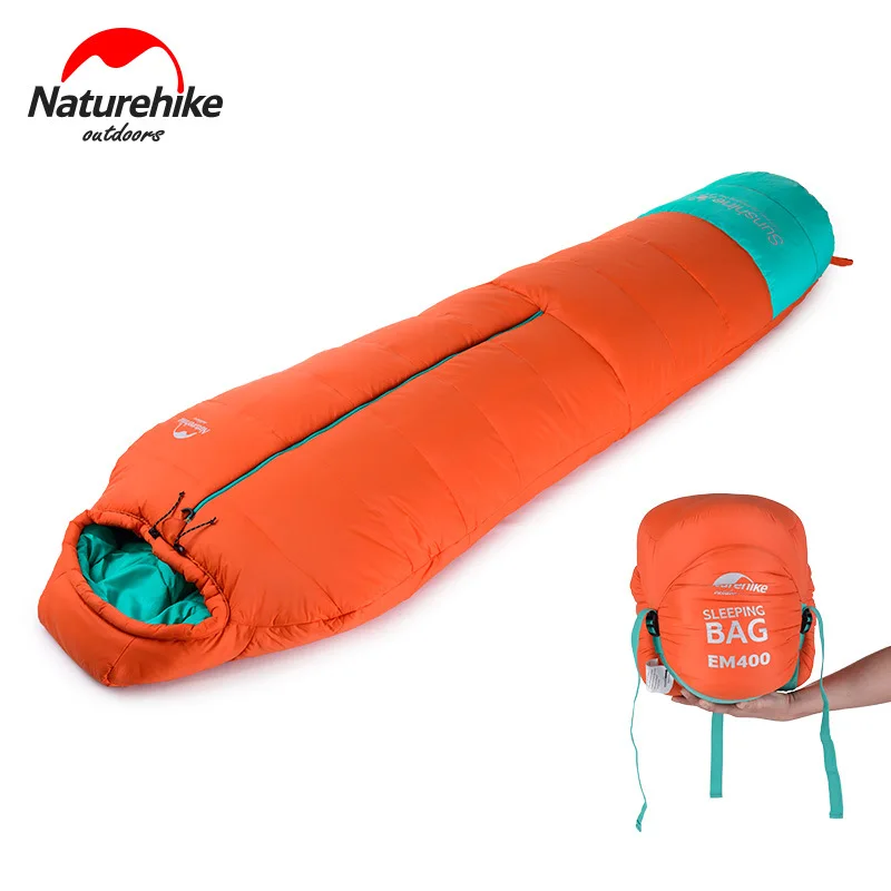 Naturehike легкий спальный мешок Мумия Открытый Кемпинг портативный хлопок
