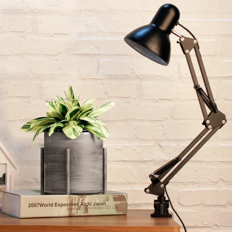 

Flexible Led Desk Lamp Home Office Modern Table Lamp Metal Architect Adjustable Folding Reading Light