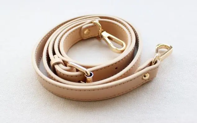beige 0," Роскошные ремешки через плечо Замена настоящая кожа 41,3"-48," регулируемая сумка аксессуары - Цвет: beige