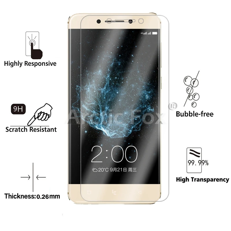 10 шт./лот 2.5D 0 26 мм 9H Премиум Закаленное стекло для LETV LeEco Le Pro 3 Защитная пленка