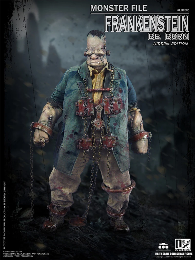 Полный Набор фигурок COOMODEL X OUZHIXIANG NO. MF007/NO. MF006 MONSTER файл серии FRANKENSTEIN