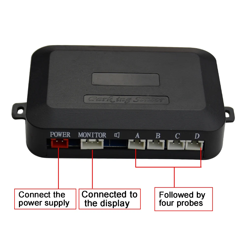 OkeyTech Car Accessories Parking Sensor 4 Sensors Reversing Radar Detector LED Digital Assist Alarm System | Автомобили и