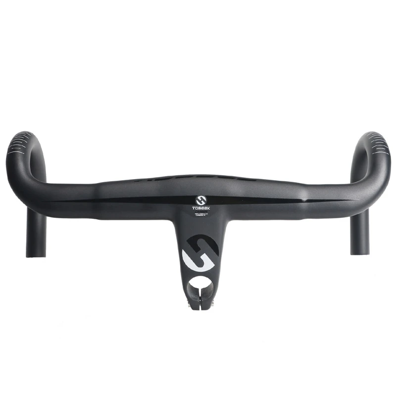 TOSEEK полностью углеродное волокно руль для велосипеда шоссейного стержень