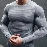 2021 new brand running shirt mens long sleeve gym shirt men sportswear compression dry fit shirts for men fitness sport t shirt