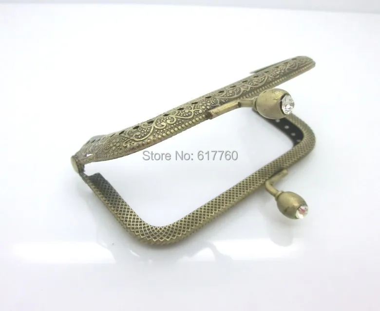 Бесплатная идентификация Металлическая Рамка Поцелуй застежка свод для сумок