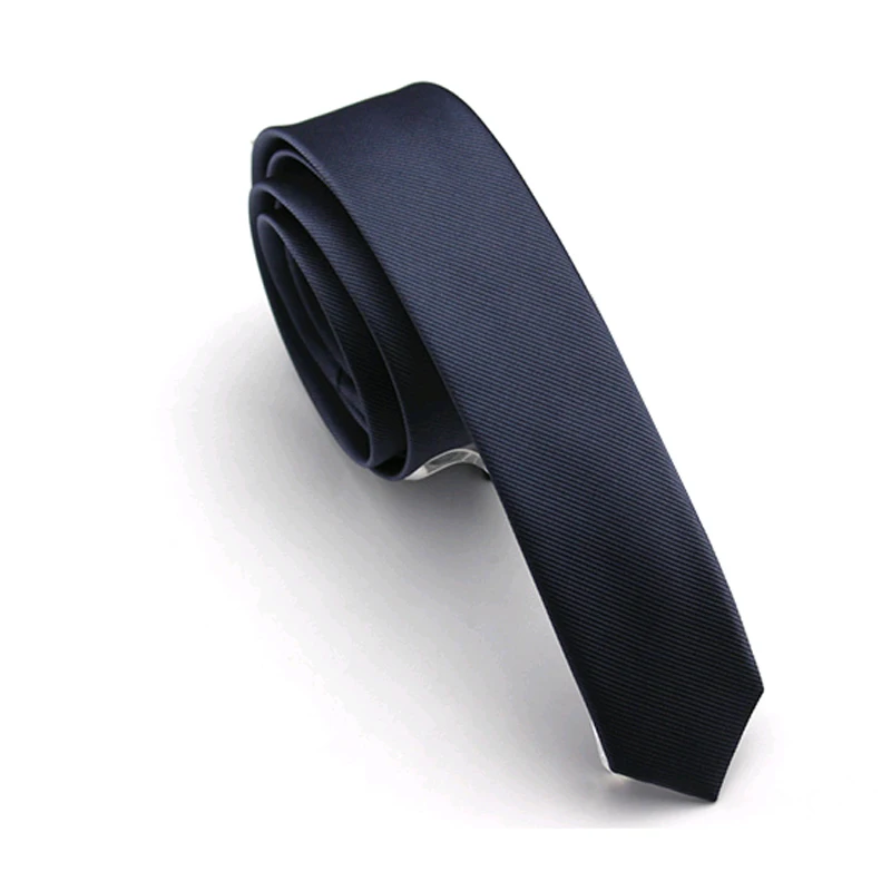 KAMBERFT высокое качество 4 см натуральный шелк галстук сплошной цвет черный ручной