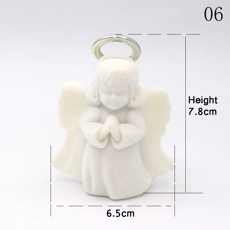 Style 6 white Бархатная мультяшная животные панда Санта Клаус Ювелирная Подарочная коробка Свадебная коробочка для обручальных колец для ожерелья Серьги Браслет Упаковка - Цвет: Style 6 white