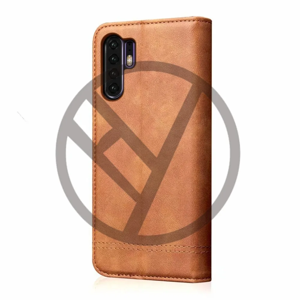 Роскошный кожаный чехол-бумажник для Huawei P30 Pro мягкий силиконовый чехол с