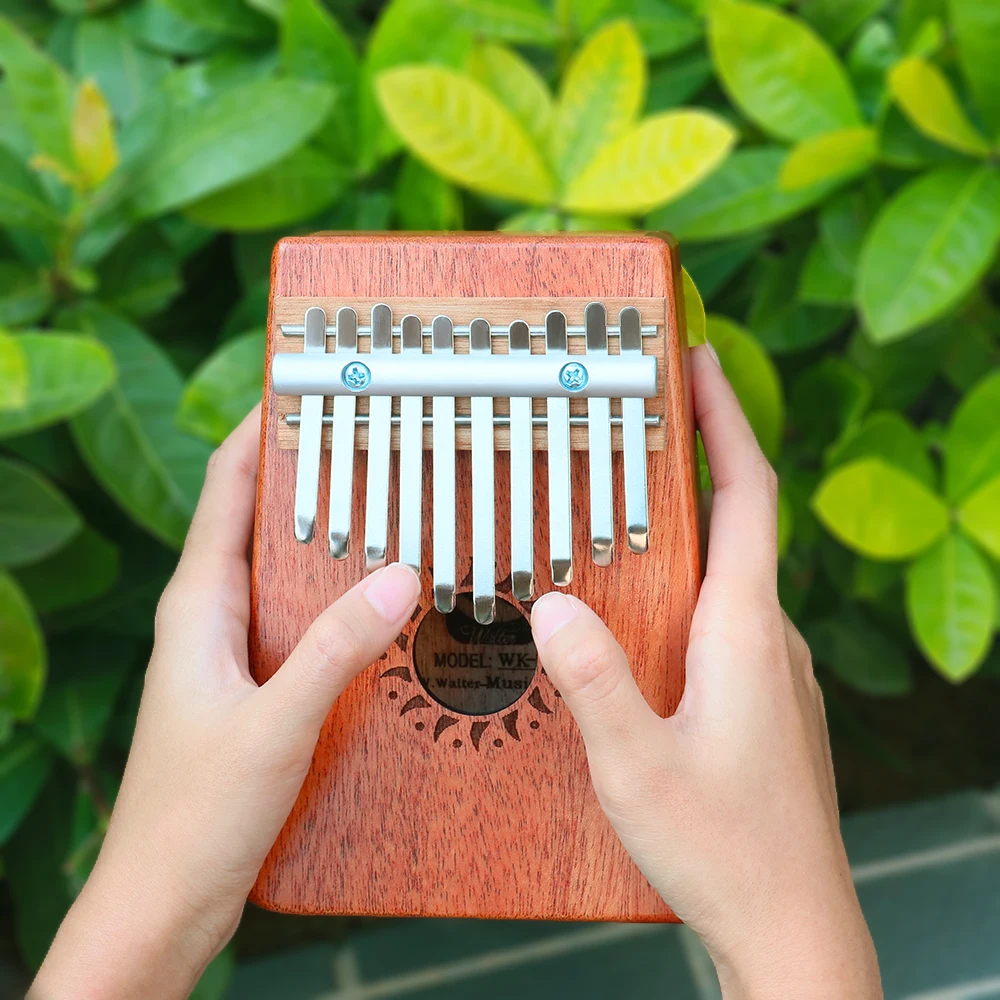 Rahano 10 Keys Thumb Piano Kalimba Mahogany карманный размер инструмент для пальцев подходит