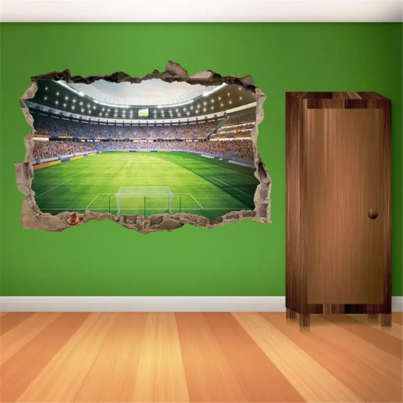 Домашний декор DIY Play Football House Съемная настенная наклейка домашняя Наклейка