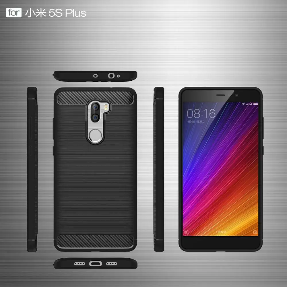 Bauqee Защитная крышка телефона чехол для Xiaomi Mi 5S плюс голубой цвет принципиально