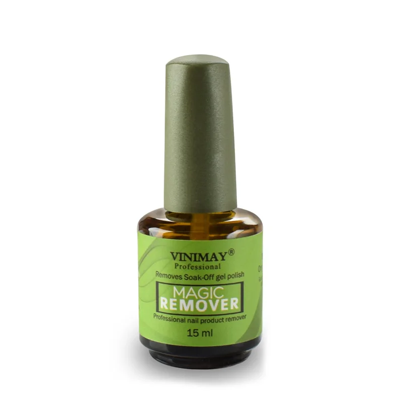 15ml VINIMAY VINIMAY Magic Nail Polish Remover Removes Soak Off Base Matte Top Coat Gel Nail Polish Healthy Fast Nail Art Primer Lacquer - Цвет: 15ml VINIMAY