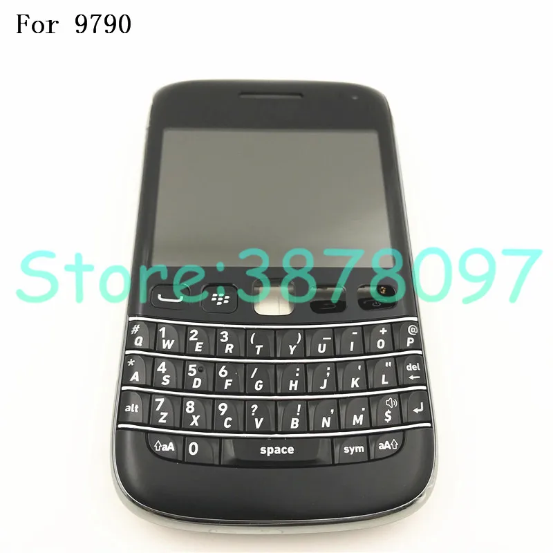Полный корпус для BlackBerry 9790 Корпус задняя крышка аккумулятора чехол+ клавиатура Боковая кнопка логотип