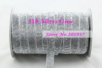 silver grey glitter metallic velvet ribbon rope diy hair accessories wedding party sewing webbing gift packing cord decoration