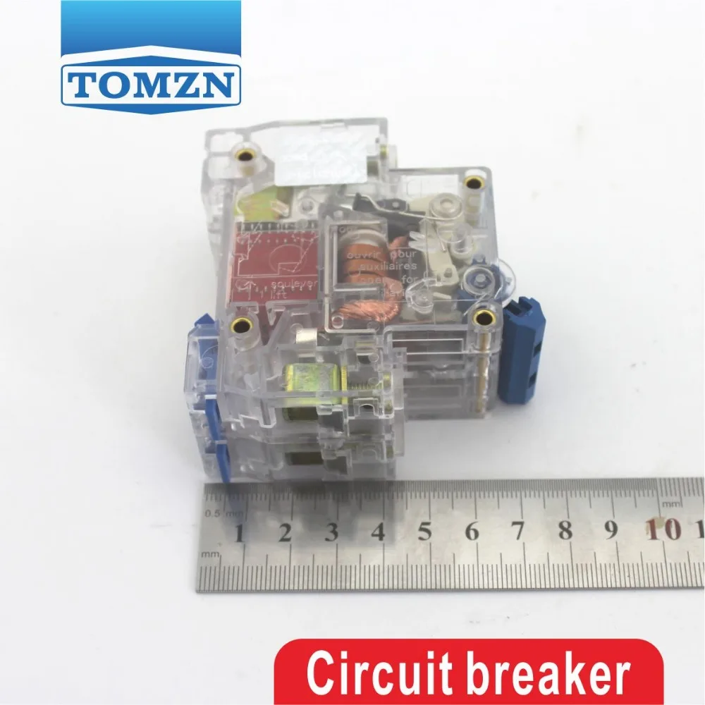 2P 20A прозрачный чехол DP 20 Ампер Мини автоматический выключатель MCB | Обустройство