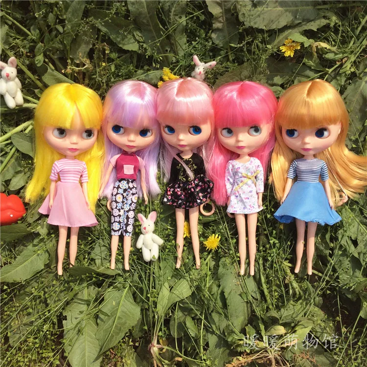 Бесплатная доставка кукла Blyth с реальной реальностью дешевая 2 стиля одежды