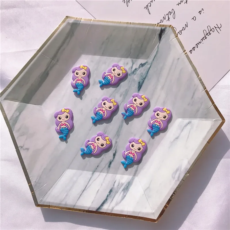 10 20 шт./лот DIY рукоделия Герой мультфильма аксессуары для волос русалка украшения ремесла решений для волос центров - Цвет: 10