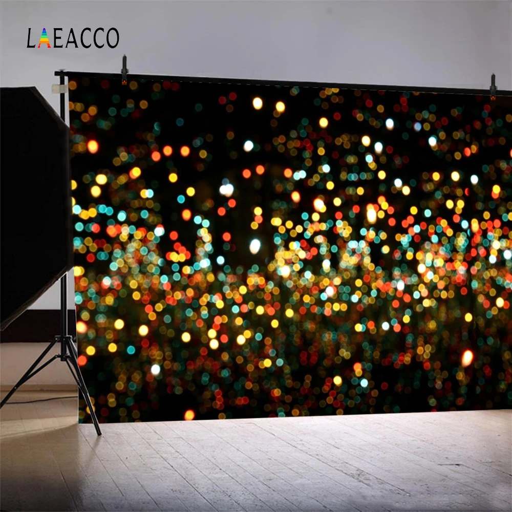 Laeacco абстрактный светильник Bokeh Блестящий детский Фотофон фоны для фотосъемки по
