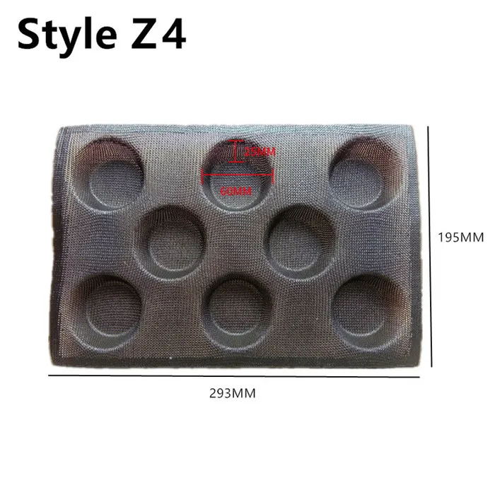 Style Z4 SHENHONG, различные формы, перфорированная форма для хлеба, силиконовая форма из стекловолокна, антипригарный Тарт, лоток для багета, буханка, форма для выпечки, перфорированная форма - Цвет: Style Z4