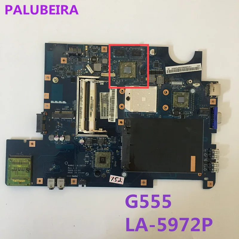 PALUBEIRA NAWA2 LA 5972P для lenovo G555 ноутбук Материнская плата ноутбука материнская с GPU