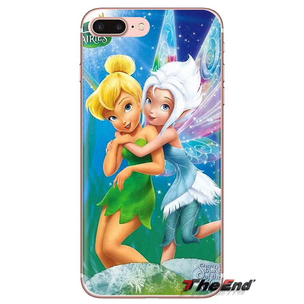 Силиконовые чехлы для Samsung Galaxy S3 S4 S5 Mini S6 S7 Edge S8 S9 S10 Plus Note 3 4 5 8 9 Tinkerbell Сказочный