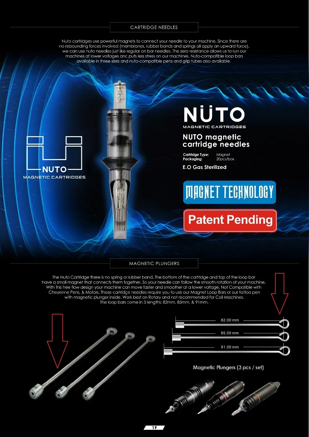 Магнитные петли NUTO(3 шт
