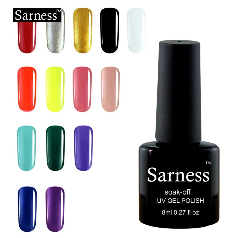 Sarness 3 шт Сделай сам гель лак для ногтей отмачиваемый базовый и верхний УФ
