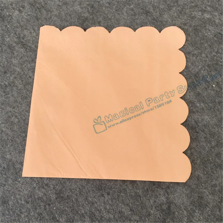 80 шт. мяты Seafoam Бумага салфетка большая 33x33 см Бирюзовый Чирок свадебного торжества душа ребенка партия декор