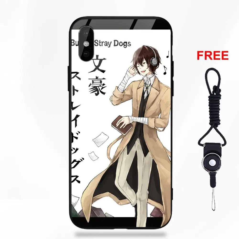 Vvcqod Japan Anime Bungou Stray Dogs Season 2 For Apple iPhone 5 5C 5S SE 6 6S 7 8 Plus X XS Max XR | Мобильные телефоны и