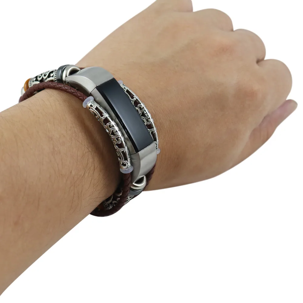 Ремешок для часов HIPERDEAL сменный кожаный ремешок Fitbit Alta/Fitbit Alta HR 15J Прямая
