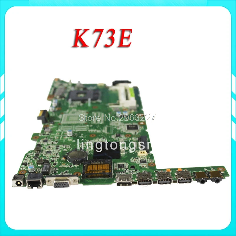 Оригинал для For Asus X73E K73E K73SD REV2.3 материнская плата ноутбука HM65 PGA 989 протестирована