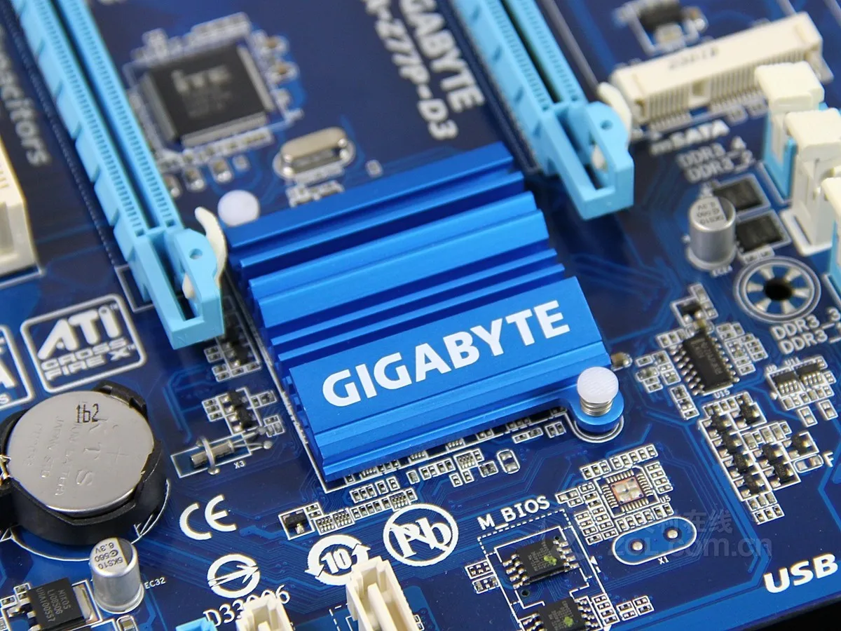 Материнская плата GIGABYTE GA-Z77P-D3 для настольных ПК Z77 Socket LGA 1155 i3 i5 i7 DDR3 32G ATX UEFI биос оригинальная Z77P-D3 б/у материнская плата