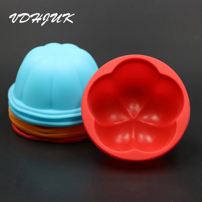 2017 формочки для маффинов 7 см силиконовые формы в форме лепестков форма хлеба