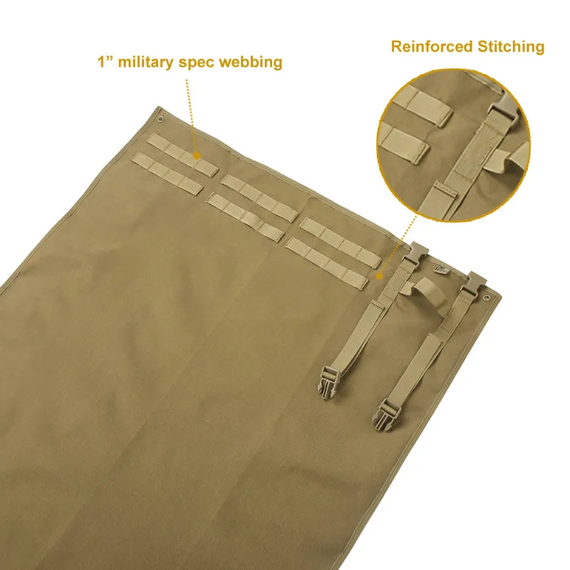 Тактический легкий рулонный коврик для стрельбы неутепленные Molle стреляния