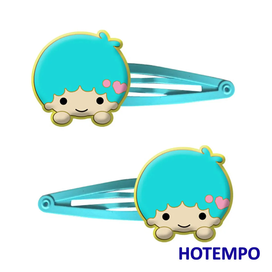 Япония Kawai мультфильм Keroppi Kuromi Мелодия пурин Pochacco Maru Sam LittleTwinStars милые шпильки для волос для девочек зажим для девочек подарок - Цвет: PVCFJ-SZXKT-BU-LR2P