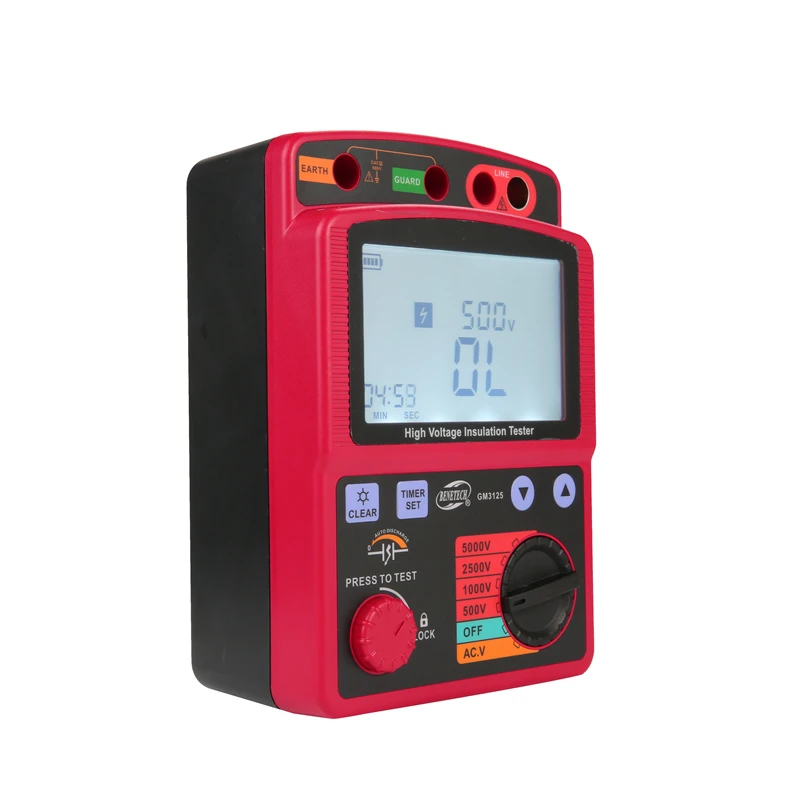 Тестер изоляции высокого напряжения портативный цифровой измеритель