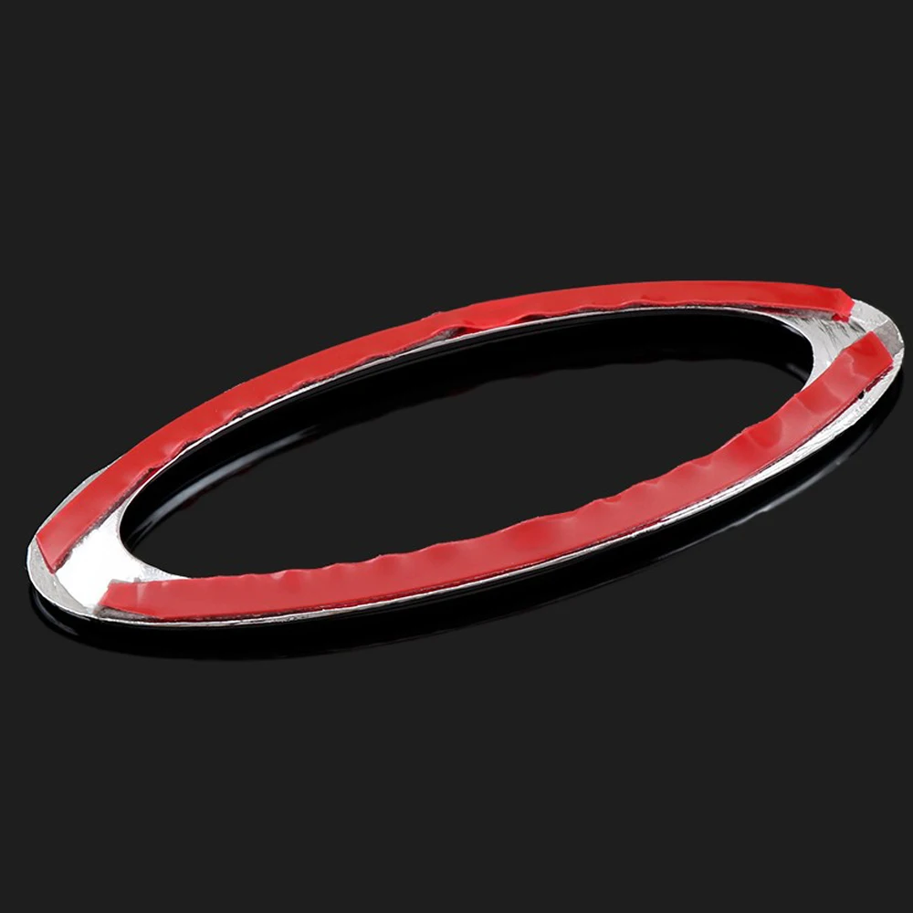 Автомобильный руль ABS Хромированная накладка с логотипом кольцо для Ford Focus 2 3 MK2 MK3