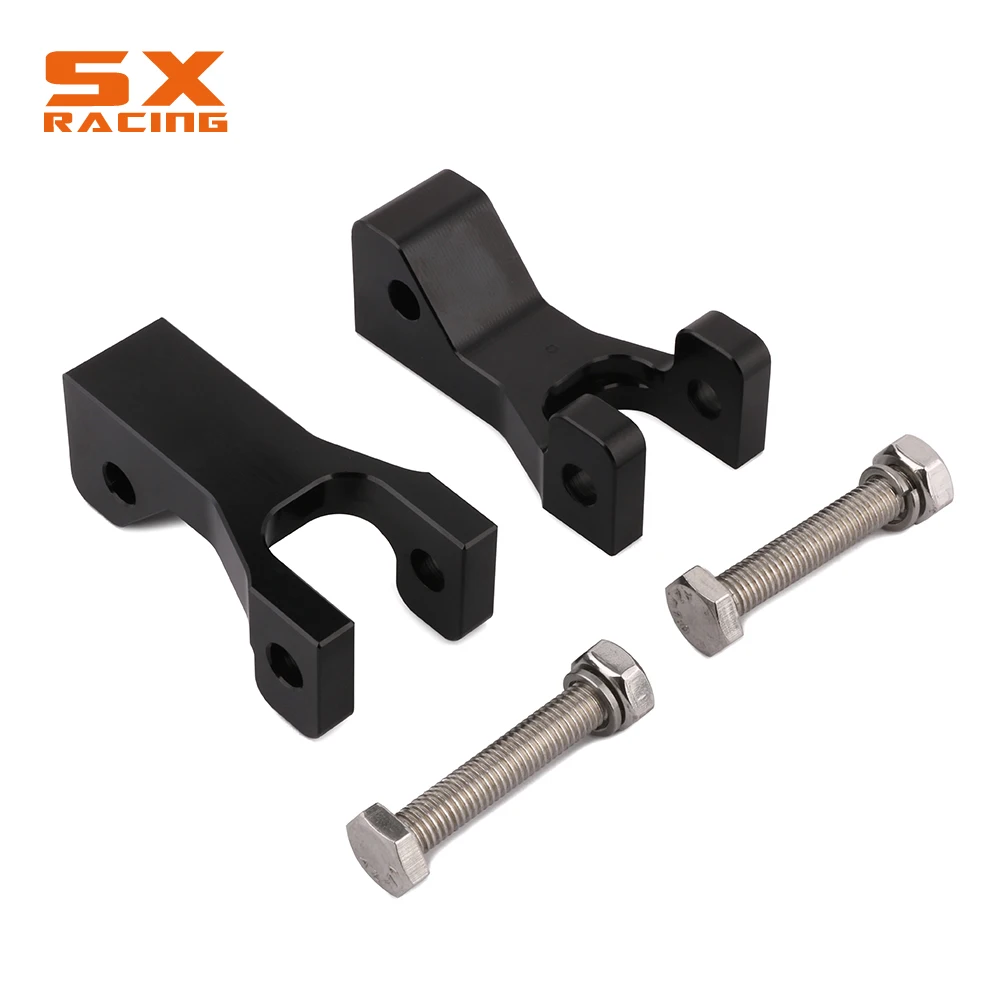 Motorcycle CNC Black Aluminum Front Lowering Kit Adjustable For YAMAHA Blaster Raptor 350 660 Warrior Original Stock A-Arms Only |