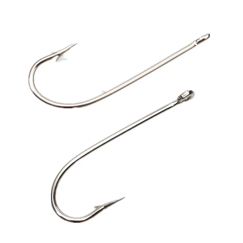 1 шт. высокоуглеродистой стали с зазубринами рыболовный крючок Baitholder рыболовная