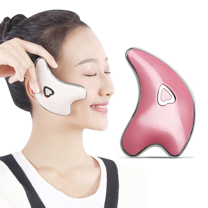 Электрическая доска Gua Sha, соскабливающая доска для лица, массажер, инструменты для формирования лица, скребок для лифтинга лица, массаж тела, стройнее