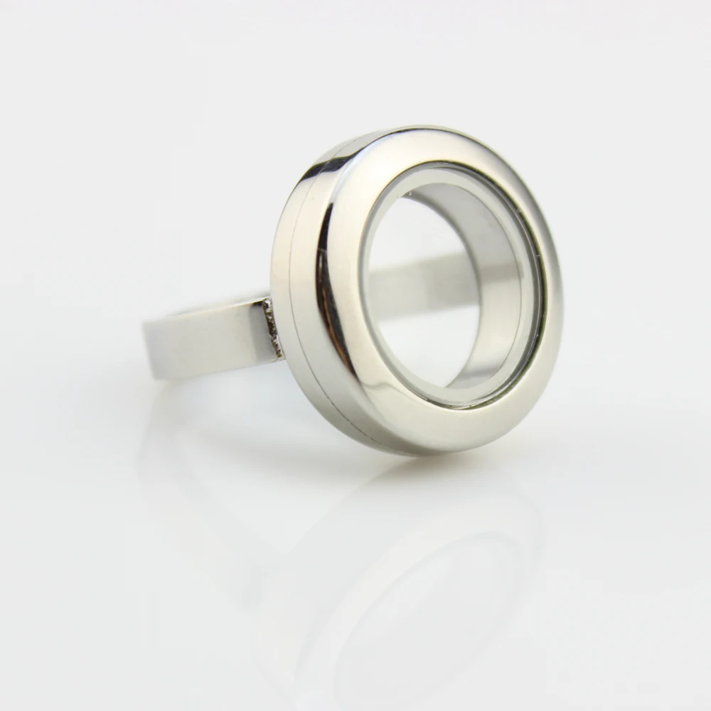 20 мм винт из нержавеющей стали стеклянный плавающий медальон простое живое