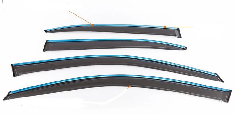 For Chevrolet malibu Window Visor 2012-2018 Vent Shades Sun Rain Deflector Guard 4PCS/SET Car Styling | Автомобили и мотоциклы