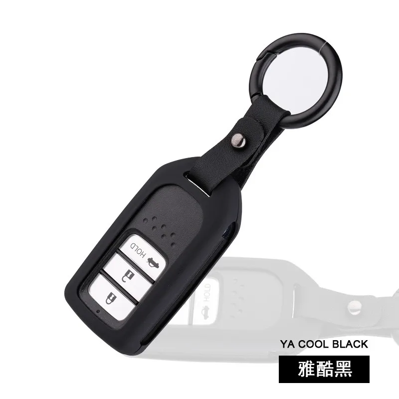 

Zinc Alloy Car Remote Key Case Fob Cover Car Keychain For Honda Civic 2017 Accord Fit CRV CR-V XRV Crosstour HRV JAZZ