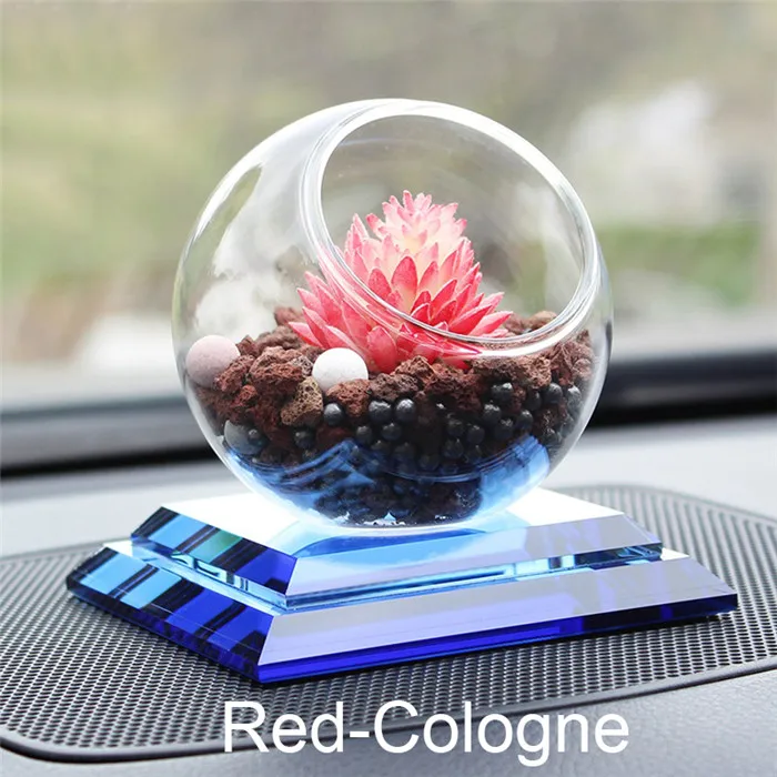 Red-Cologne Автомобиль орнамент автомобилей Zeolite духи сиденье кристалл авто украшение приборной панели завод Арома диффузор аксессуары Подарки - Название цвета: Red-Cologne
