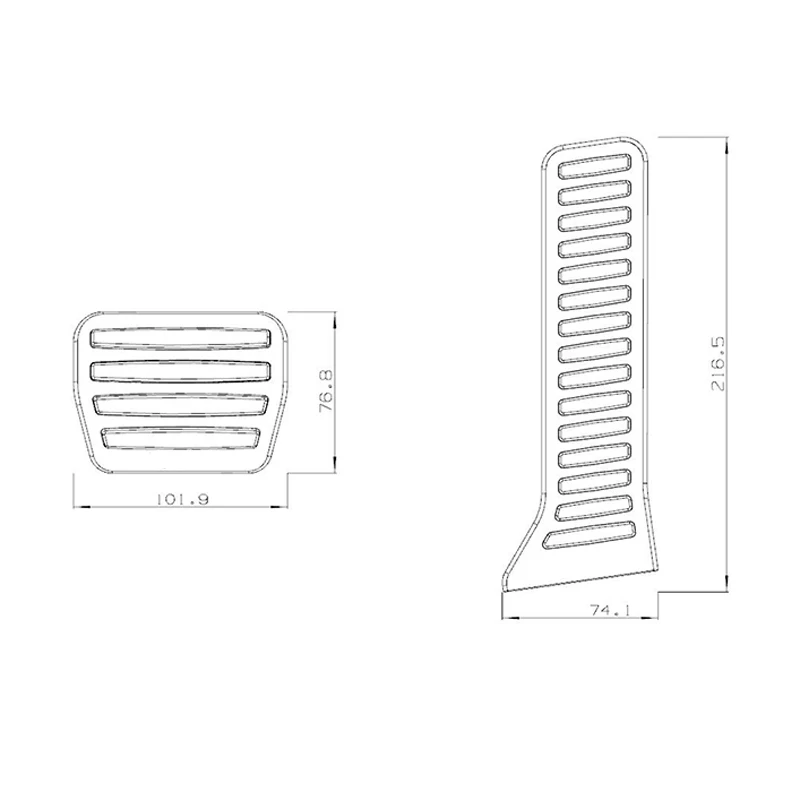2 шт. алюминиевый нескользящий для ног топливный чехол педали газа тормоза Mazda CX 5