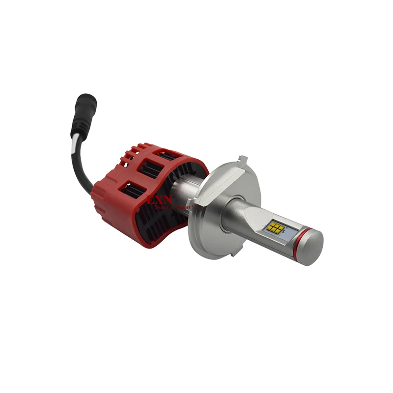 P6 H4 набор светодиодных фар-H4 9003 HB2 45 Вт 4500LM светодиодный фары для авто Conversion Kit H4 Hi/короче спереди и длиннее сзади) фары дальнего и ближнего света светодиодный лампы H1 H3 H4 H7 H8